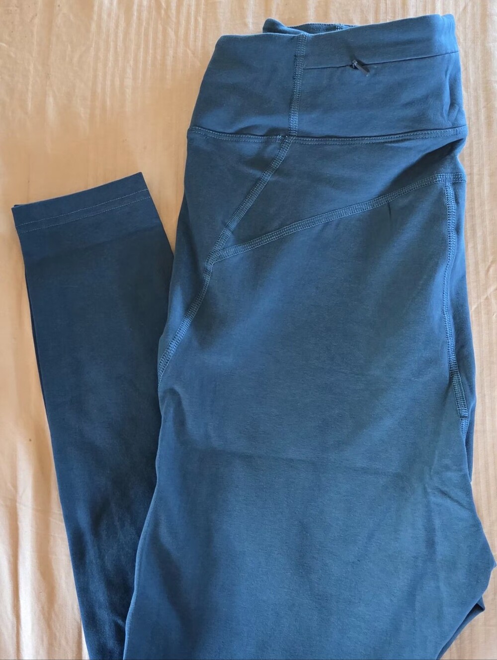 NWOT- Pact Organic Teal High-Waist Leggings